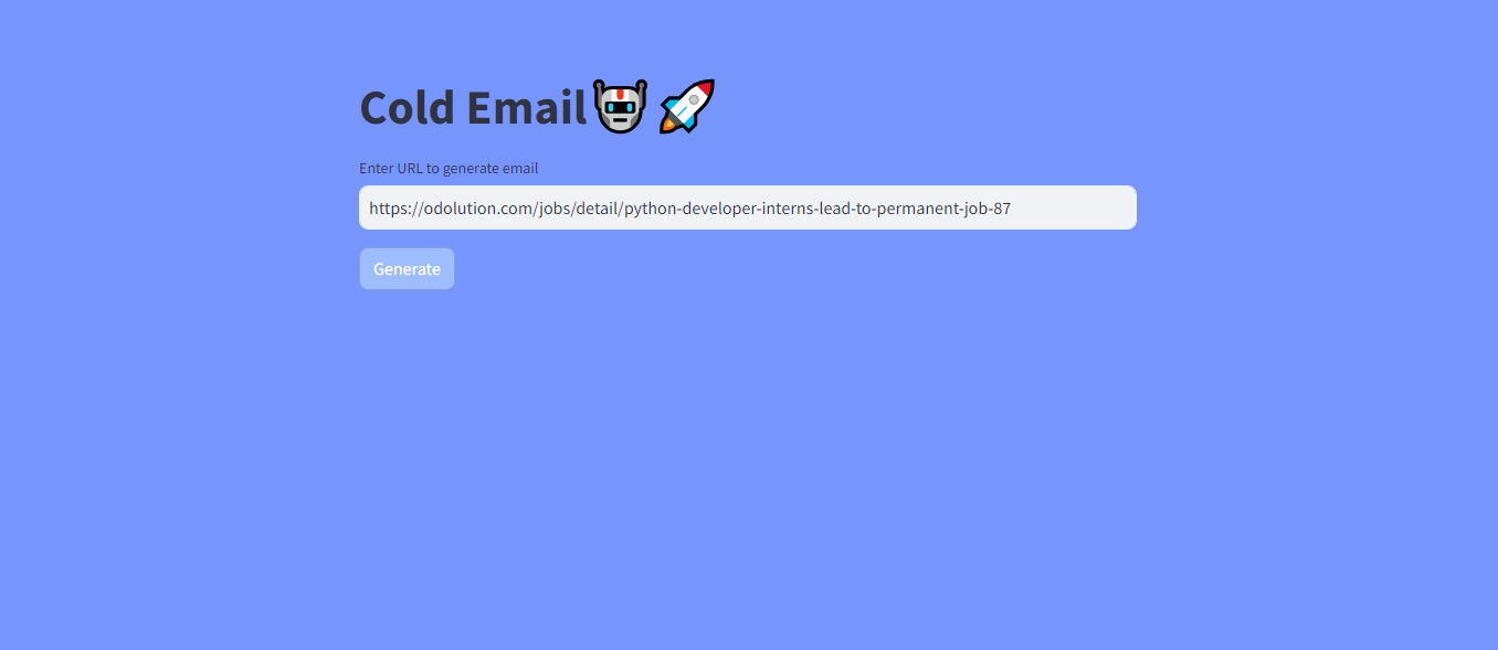 Cold Email Gen